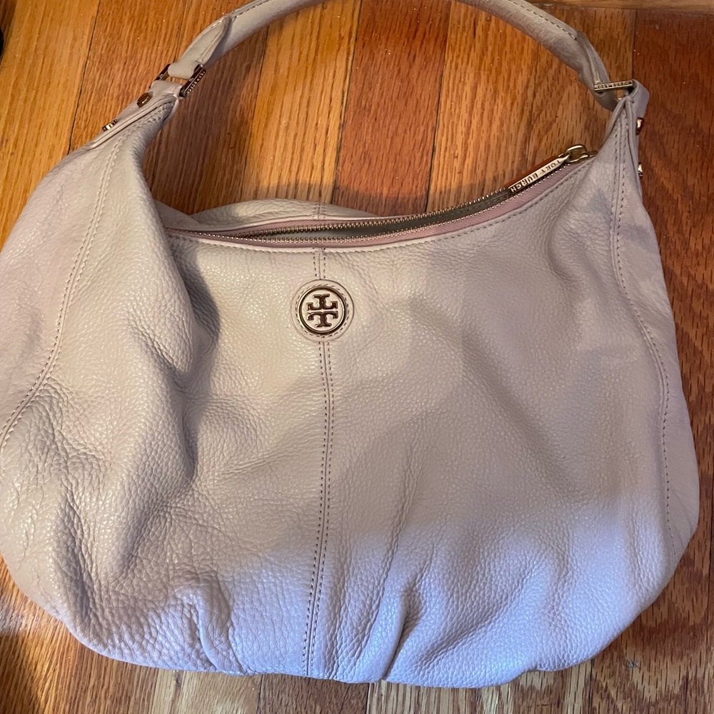Tory Burch light pink hobo bag